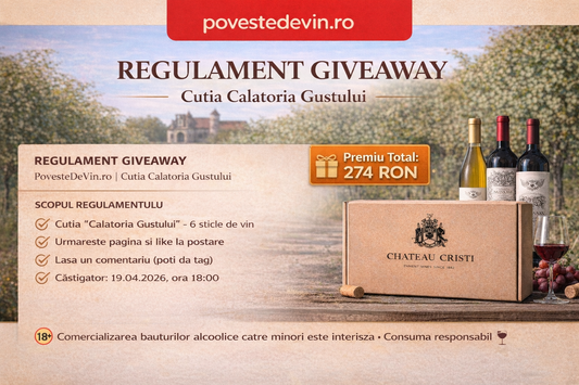 REGULAMENT GIVEAWAY | Cutia Calatoria Gustului