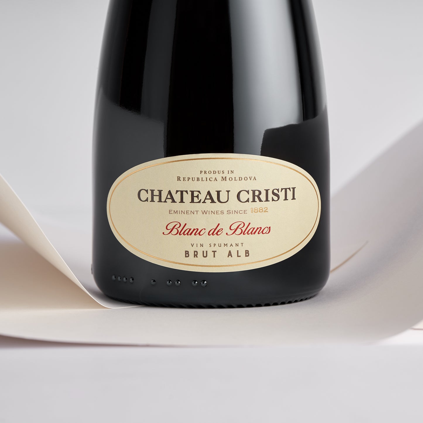 Chateau Cristi Blanc de Blancs spumant Chardonnay Moldova metoda Charmat