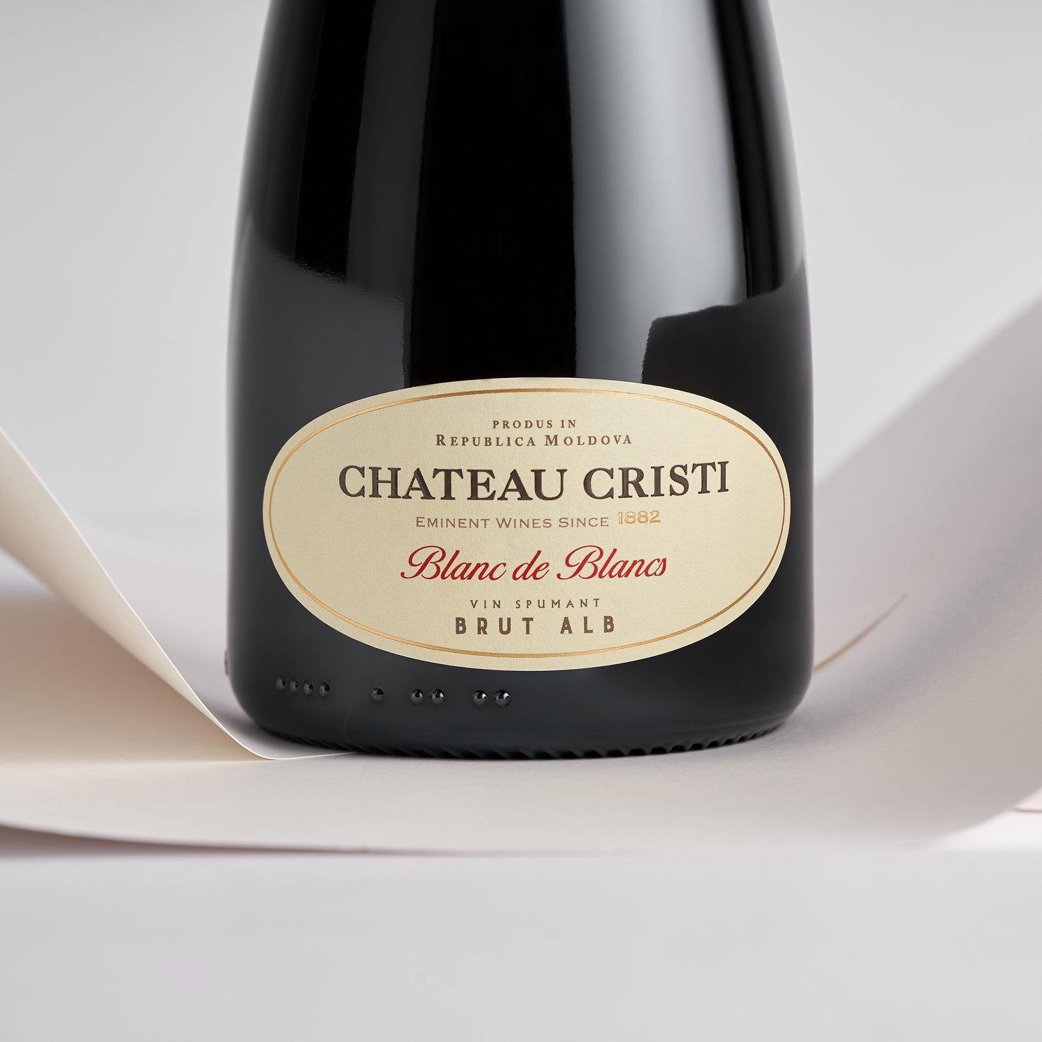 Chateau Cristi Blanc de Blancs spumant Chardonnay Moldova metoda Charmat