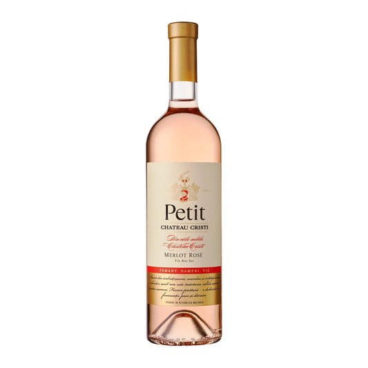 Petit Merlot Rose vin rose sec Chateau Cristi sticla 750ml