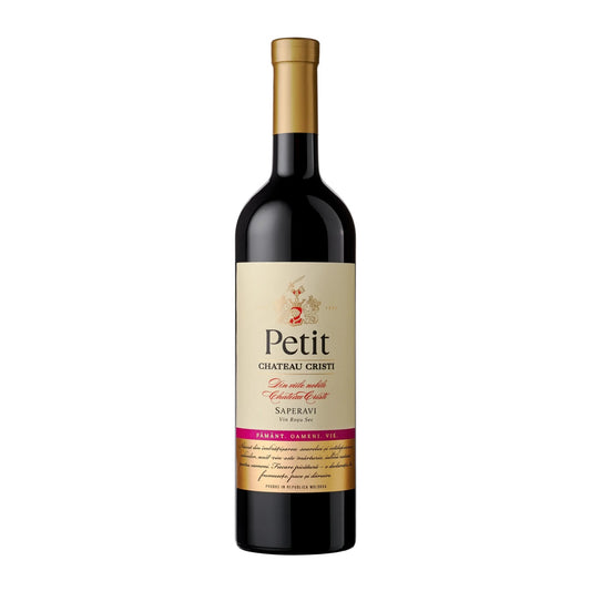 Petit Saperavi Chateau Cristi sticla 0.75L vin rosu sec Moldova