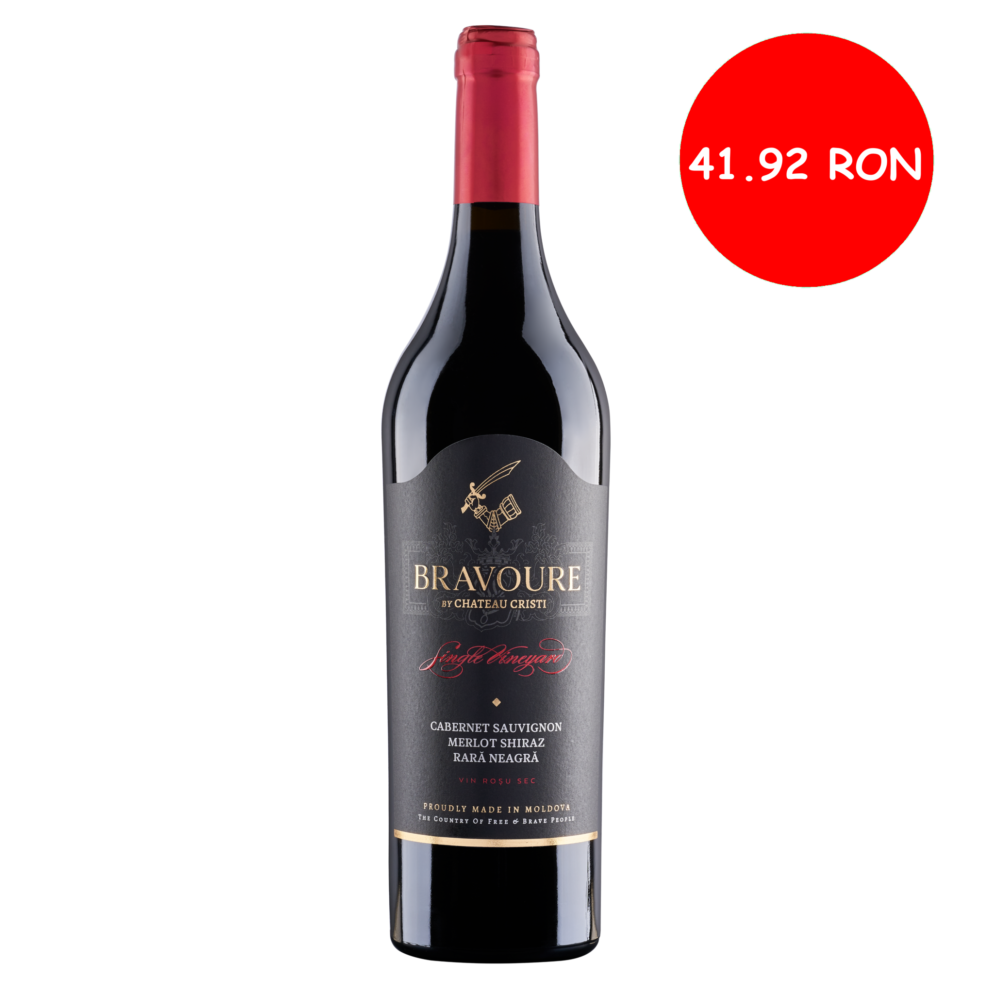 Bravoure Cabernet Sauvignon Merlot Shiraz Rara Neagra